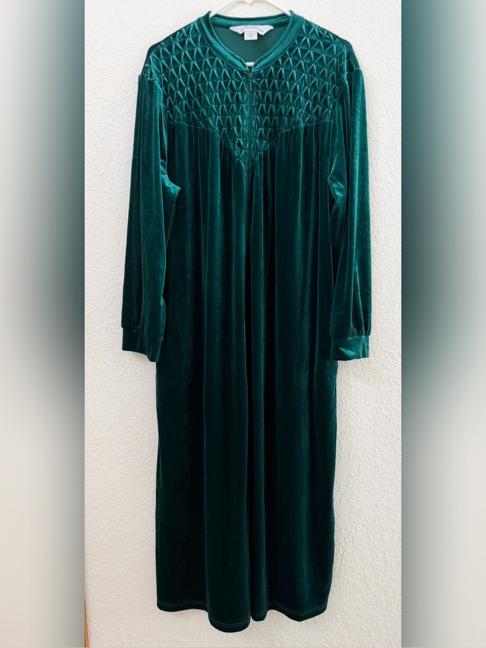 The Vermont Country Store Robe Housedress Green Size M